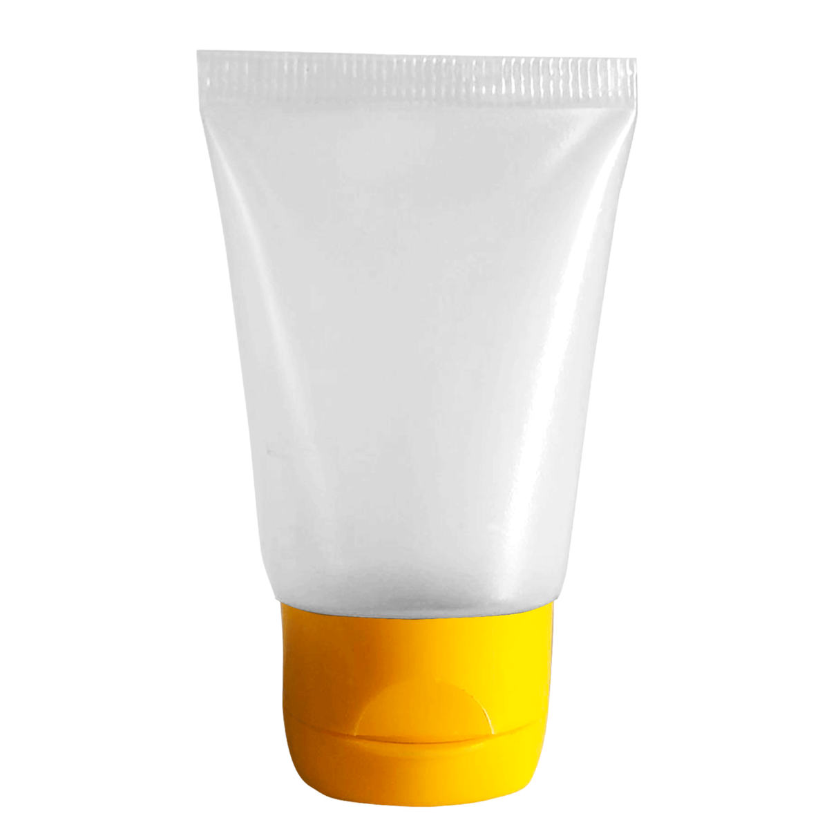 Bisnaga Plástica 30ml com Tampa Amarela