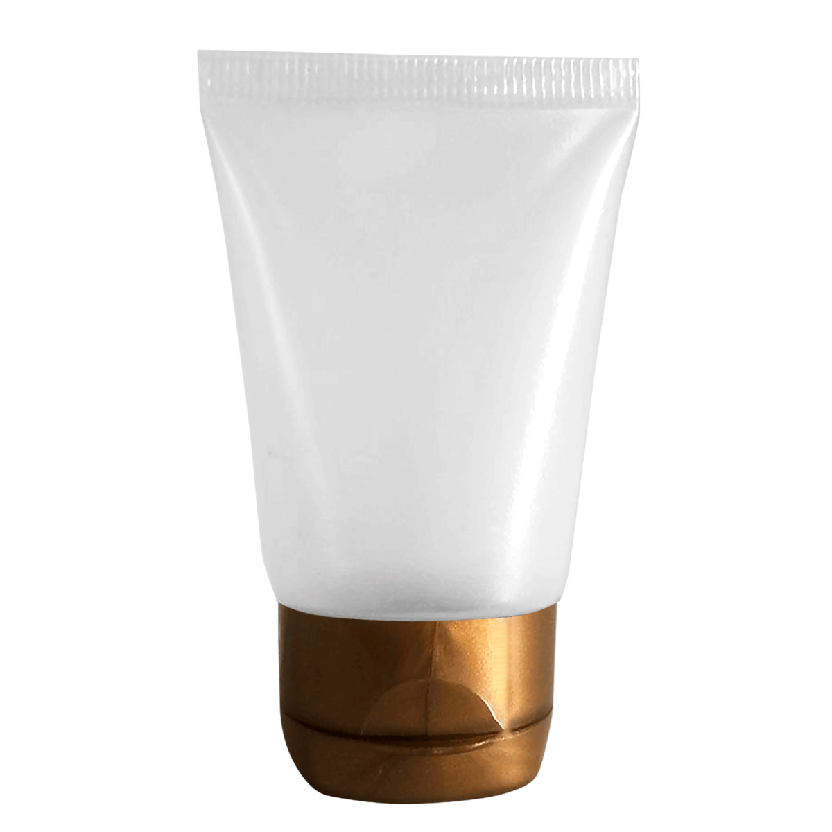 Bisnaga Plástica 30ml com Tampa Dourada