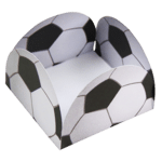 Caja de balones de fútbol