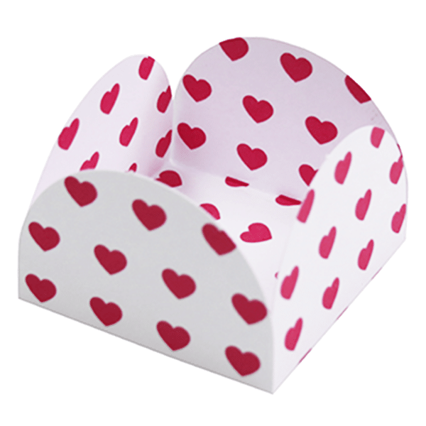 caja de corazones