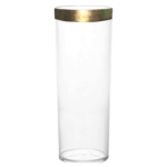 Copo Long Drink 350ml Cristal com Borda Dourada