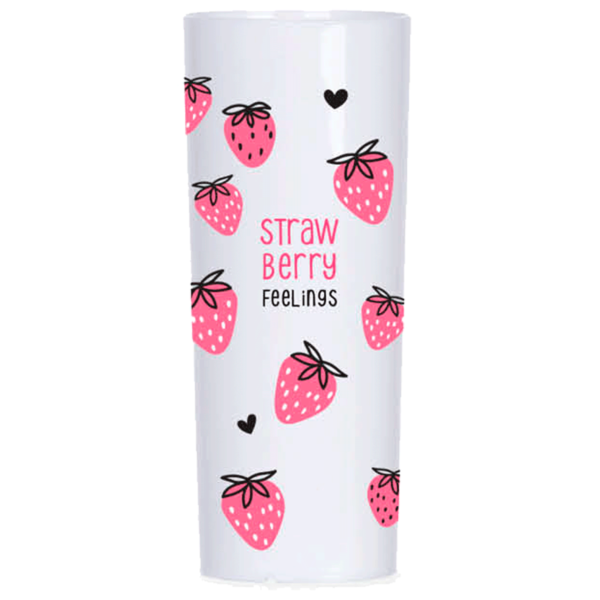 Vaso Long Drink 350ml Fresa