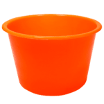 Balde de Pipoca 1,5L Laranja Fluor