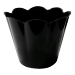 Cachepô Flor Preto