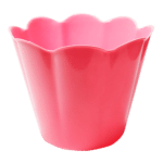 Cachepô Flor Rosa Bebê