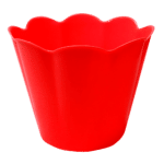 Cachepô Flor Vermelho