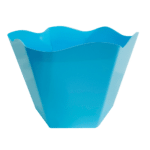 Cachepô Sextavado Azul Bebê