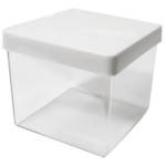 5x5cm Acrylic Case with White Lid