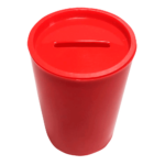 Cofrinho Plástico Vermelho