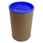 Cofrinho de Papel Azul Royal
