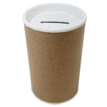 Cofrinho de Papel Branco