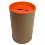Cofrinho de Papel Laranja