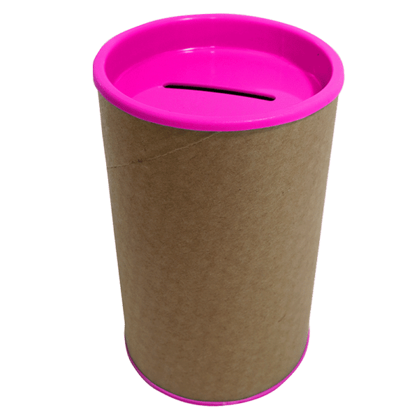 Cofrinho de Papel Pink