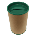 Cofrinho de Papel Verde