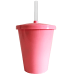 Copo Twister 300ml Rosa Bebê Leitoso