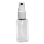 Frasco Quadrado 42ml com Tampa Spray Branca