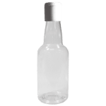 Garrafinha Plástica 50ml com Tampa Flip Top Branca