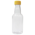 Garrafinha Plástica 50ml com Tampa Plástica R-18 Amarela