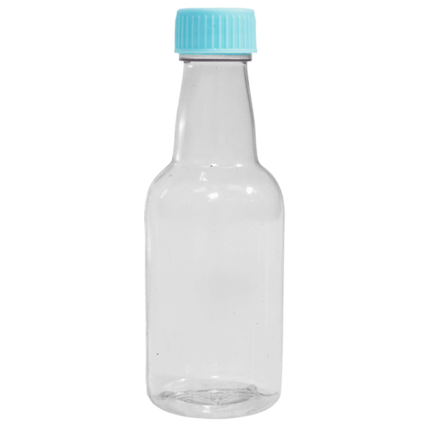 Garrafinha Plástica 50ml com Tampa Plástica R-18 Azul Bebê