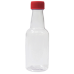 Garrafinha Plástica 50ml com Tampa Plástica R-18 Vermelha