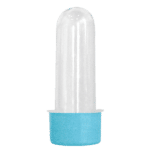 Tubete Pequeno com Tampa R-28 Plástica Azul Bebê