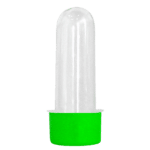 Tubete Pequeno com Tampa R-28 Plástica Verde Limão