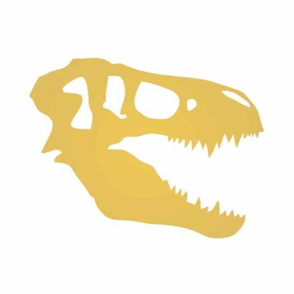 Aplique dorado de dinosaurio3