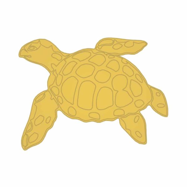 Caparazón de tortuga dorado