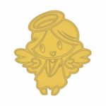 Aplique de oro del ángel