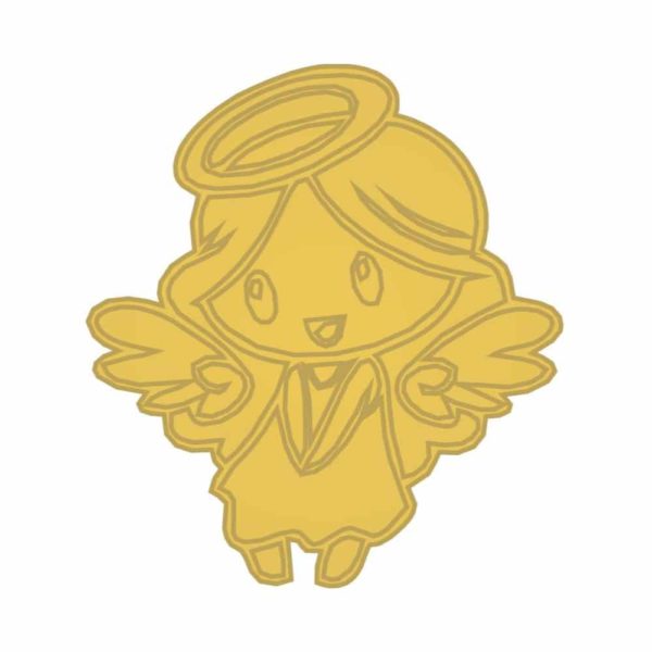 Aplique de oro del ángel