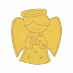 Aplique de oro del ángel