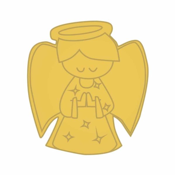 Aplique de oro del ángel