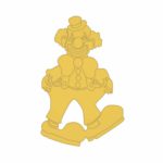 Payaso dorado de aplique3