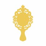 Espejo dorado de aplique1
