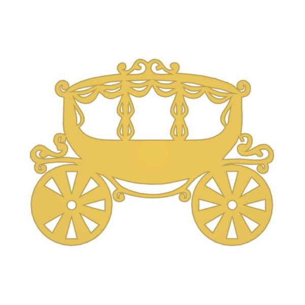 Aplique de oro para carruajes