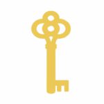Llave de oro Aplique