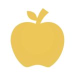 Aplique Oro Manzana