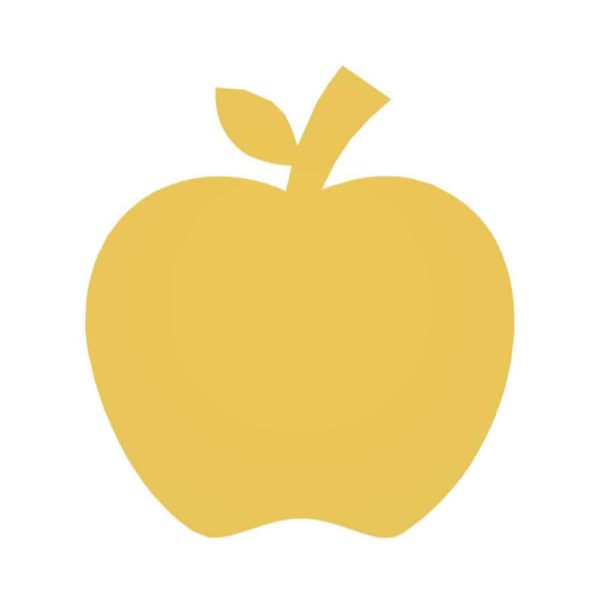 Aplique Oro Manzana