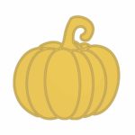 Aplique de oro de calabaza