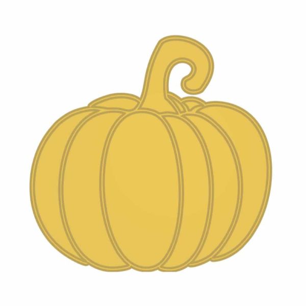 Aplique de oro de calabaza