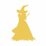 Aplique de oro de bruja