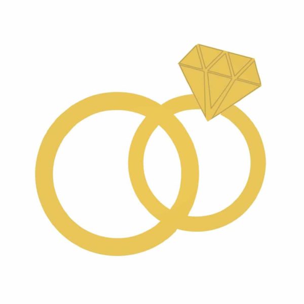 Anillo Aplique de Oro