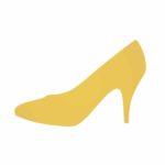 Cubre zapato dorado