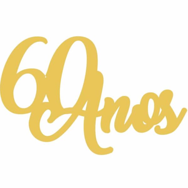 60 años de aplique de oro
