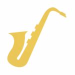 Sax Gold Applique