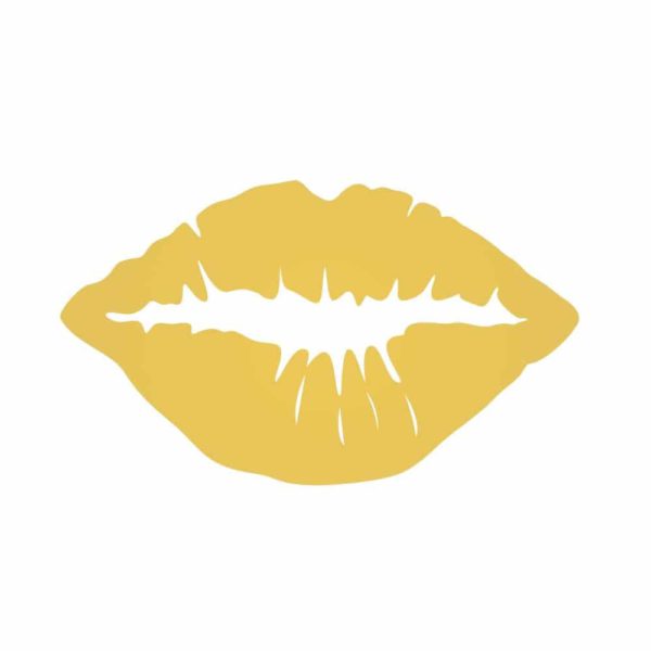 Cierre de beso dorado