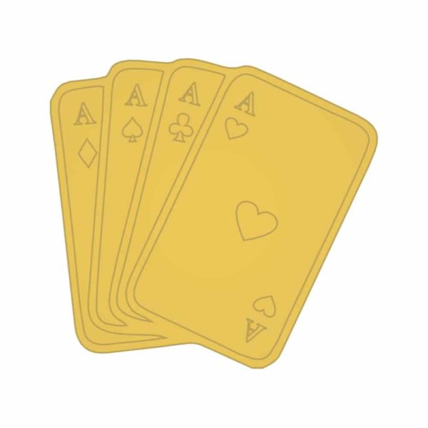 Cubierta de oro de aplique