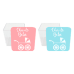 Acrylic Box 5x5cm - Baby shower