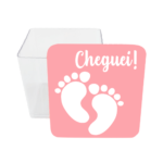 Acrylic Case 5x5cm - Baby Pink Birth