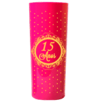 Vaso Long Drink 350ml 15 Años Rosa